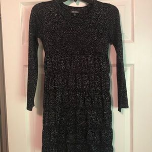 Size 10 Girls gently used black/silver fancy dress